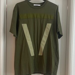 Givenchy Green and Beige Men's Tee